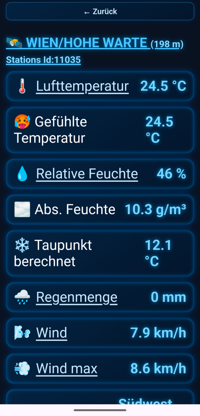 GuWetter: Liste der kältesten Wetterstationen